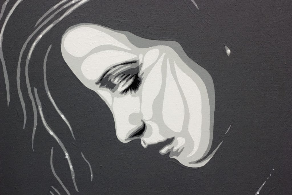 hayley williams pop art painting detail