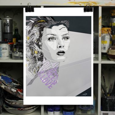 all you need is love art print