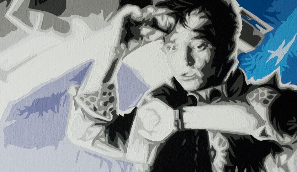 Back To The Future pop art detail