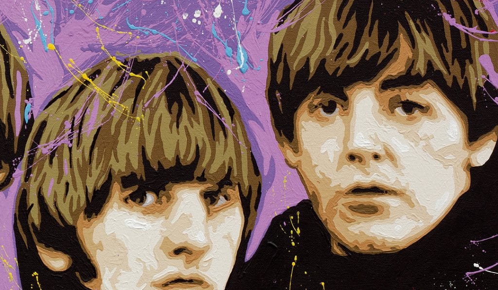 beatles for sale painting detail