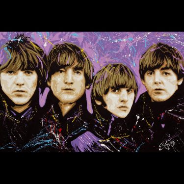 beatles for sale painting pop art