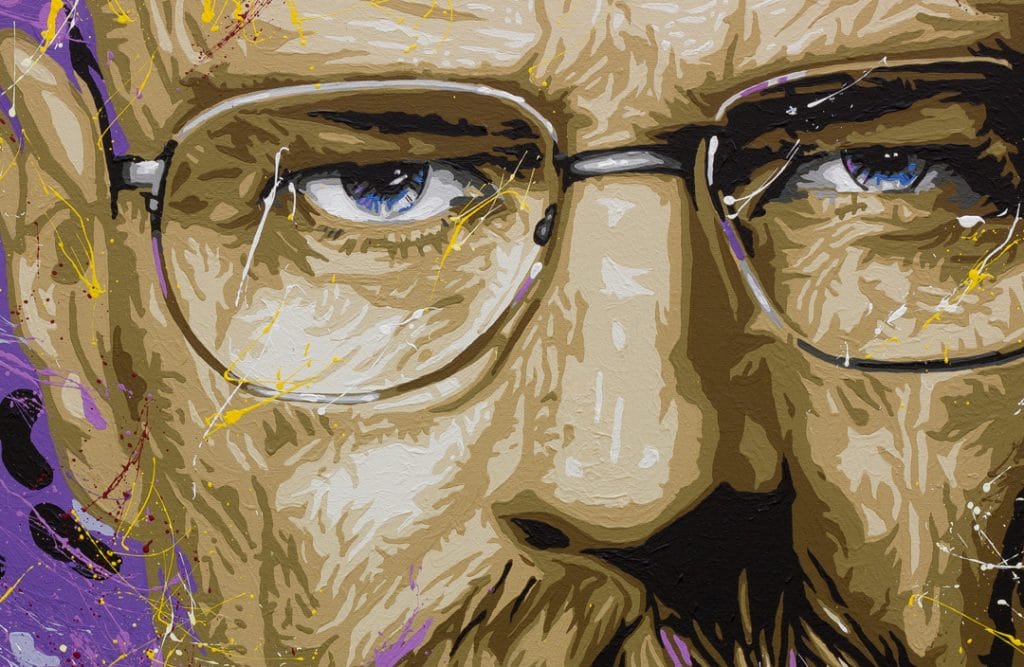 walter white painting detail