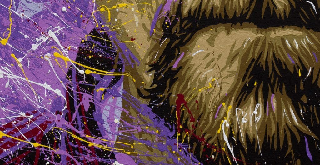 walter white painting detail