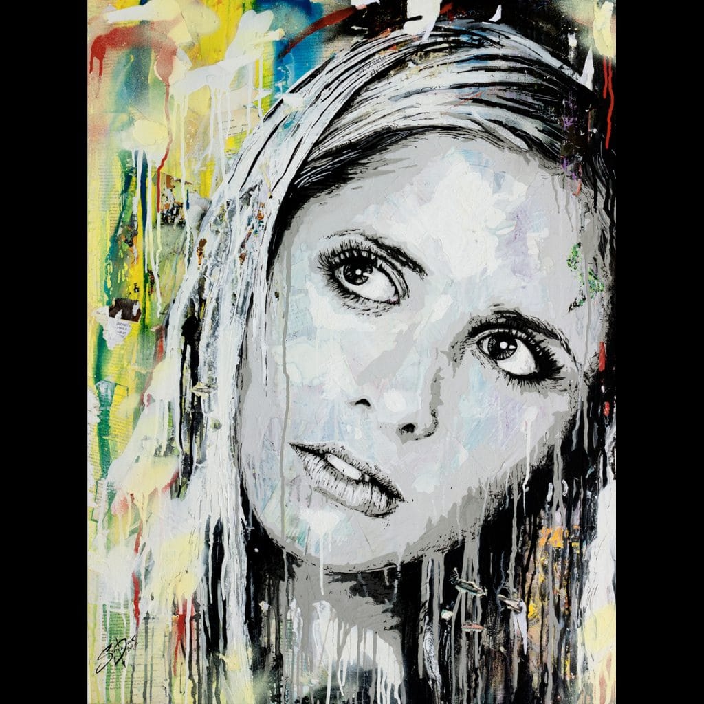 buffy painting on canvas