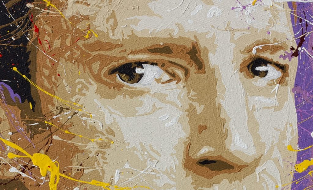 mal from firefly painting close up detail