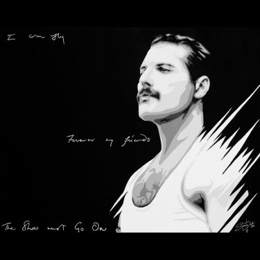 Original Freddie Mercury painting