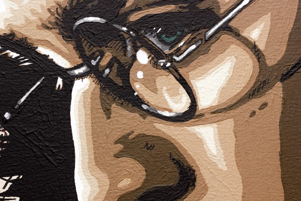 harry potter painting detail