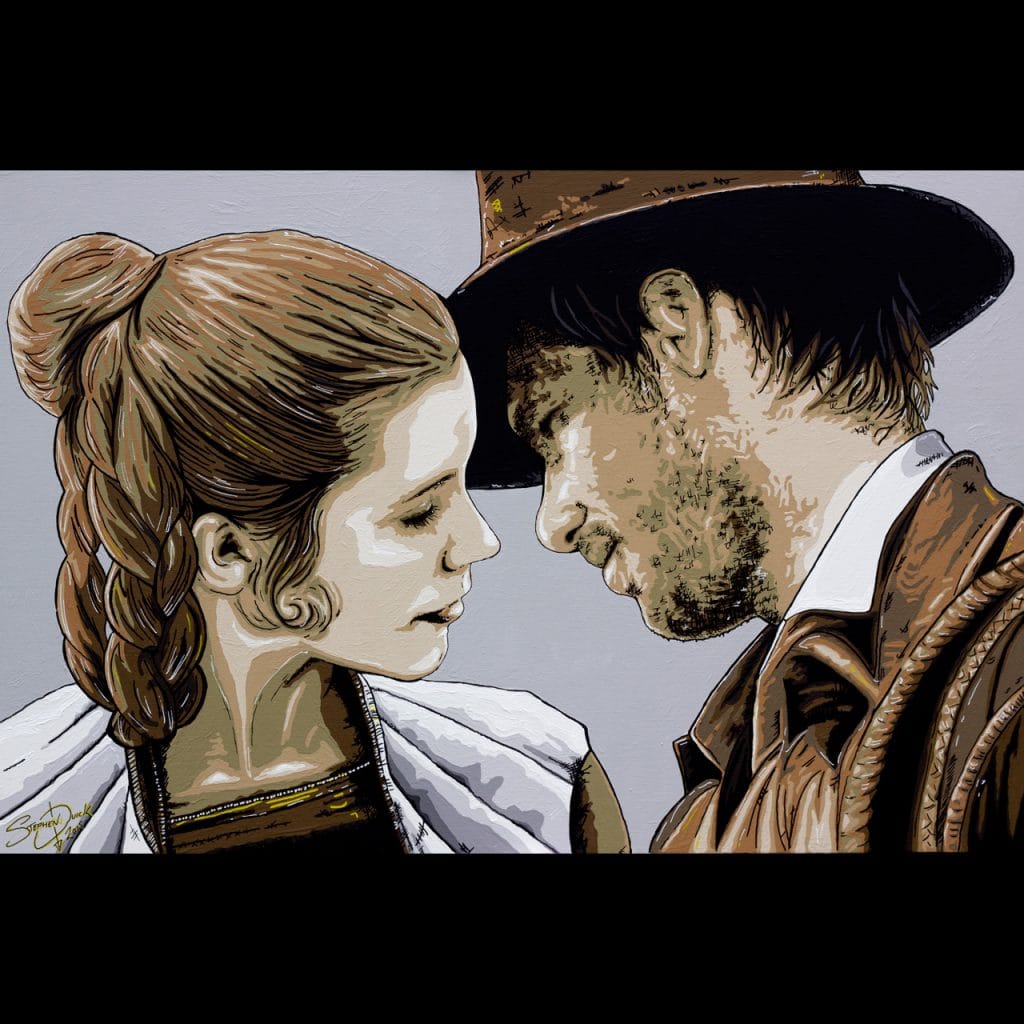 indiana jones mashed up with princess leia