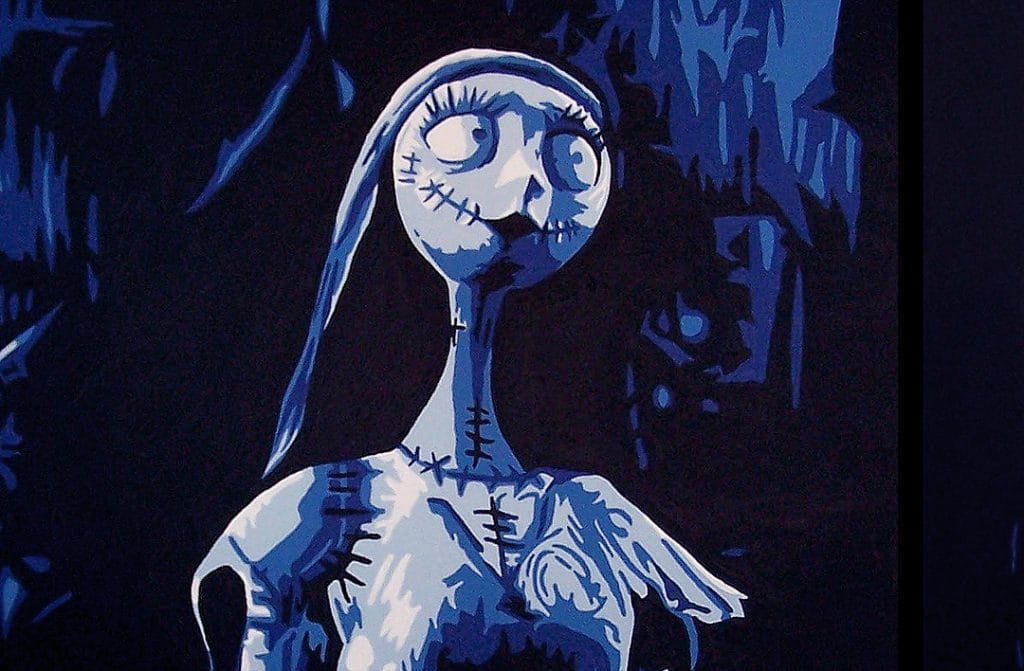 nightmare before christmas pop art painting