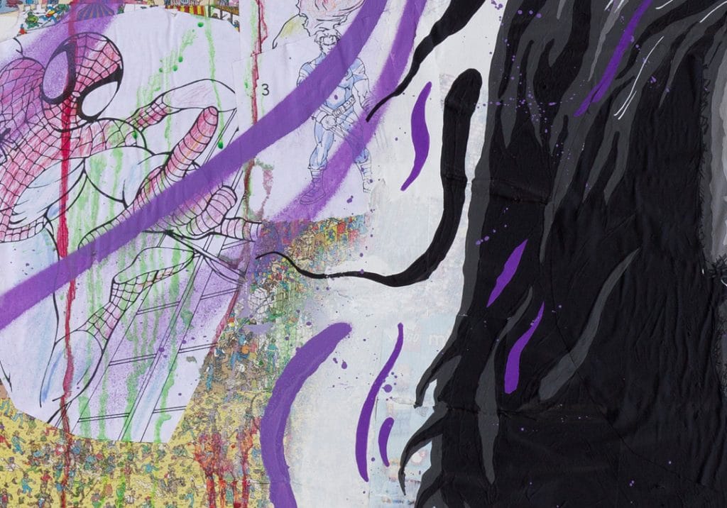 jessica jones painting close up