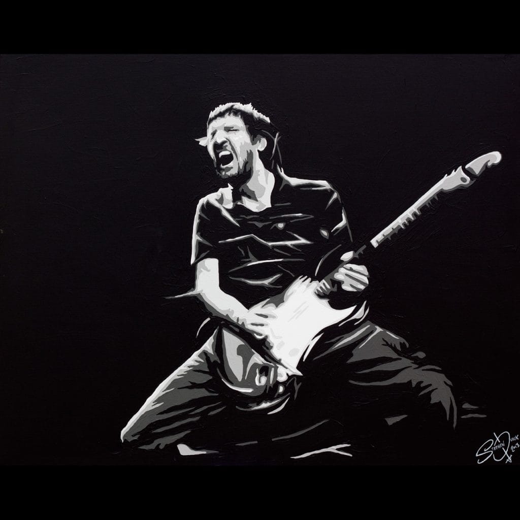 john frusciante pop art painting