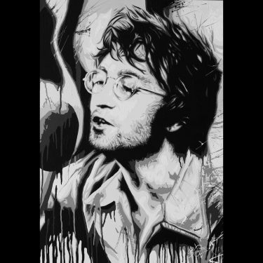 john lennon gimme some truth painting