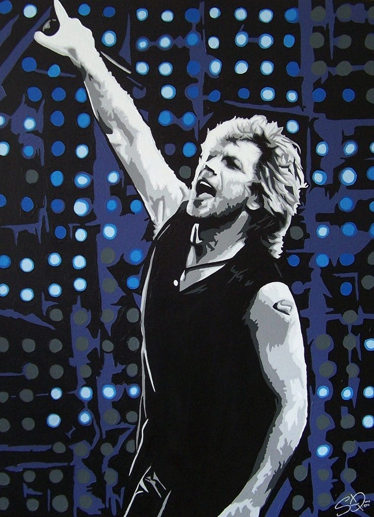 bon jovi live painting
