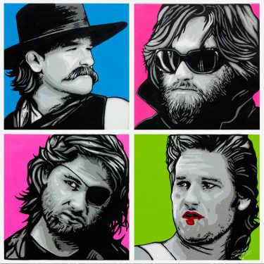 kurt russell pop art painting