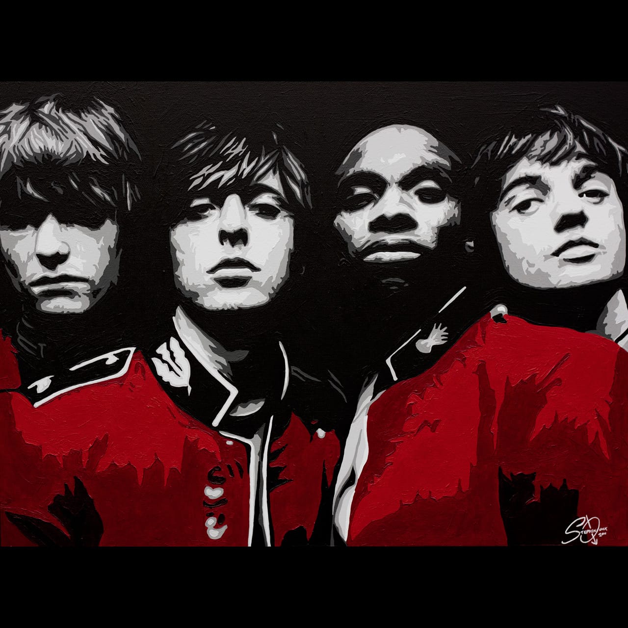 The Libertines Painting | Pop Art | Stephen Quick Art