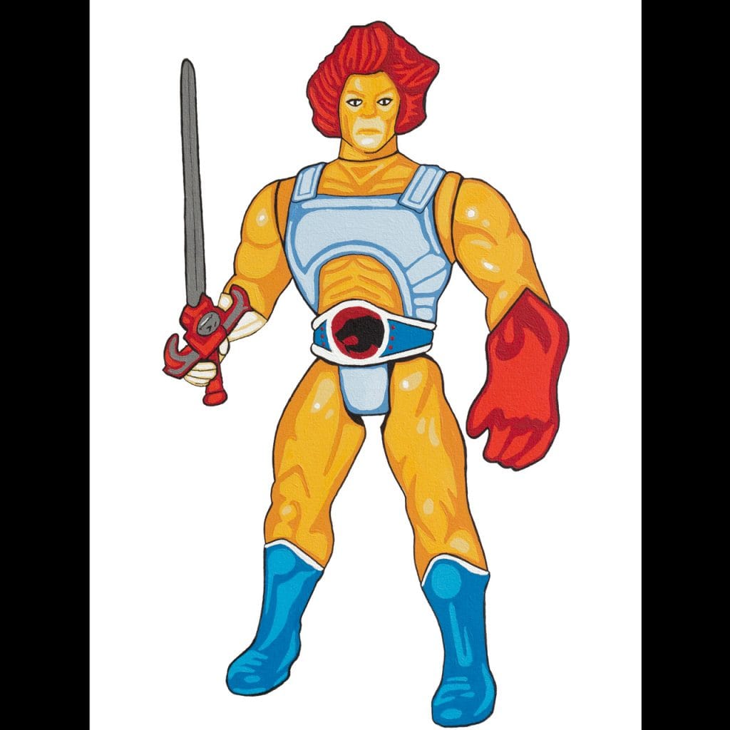 Lion-O Thundercats Action Figure Pop Art Painting
