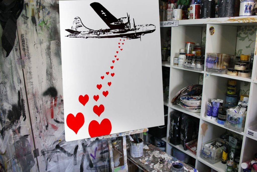 love war 2 satire painting
