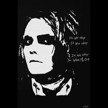 gerard way painting im not okay