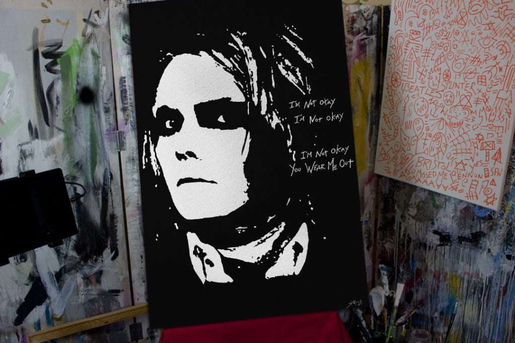 gerard way painting insitu