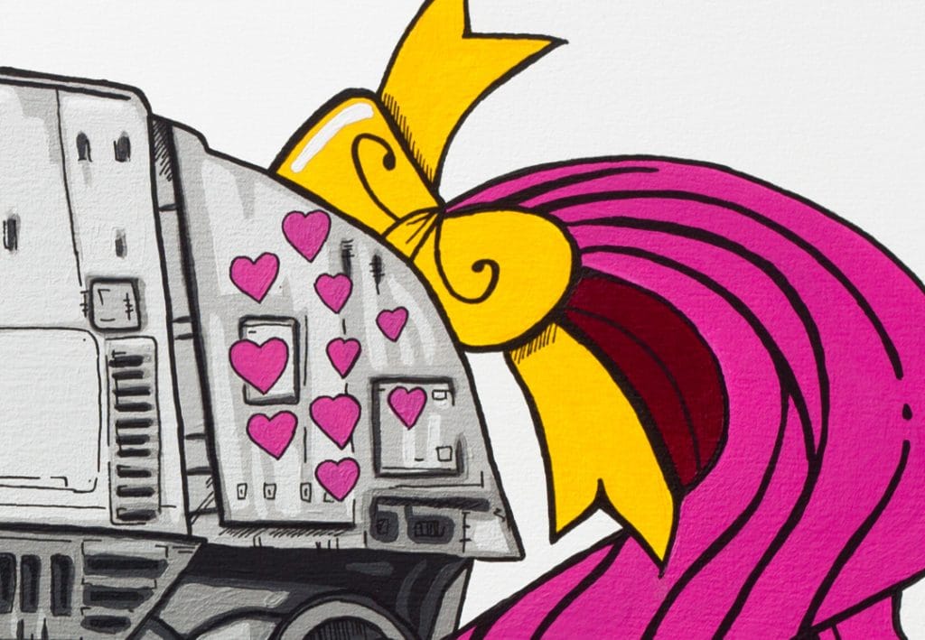 my little pony at-at detail art