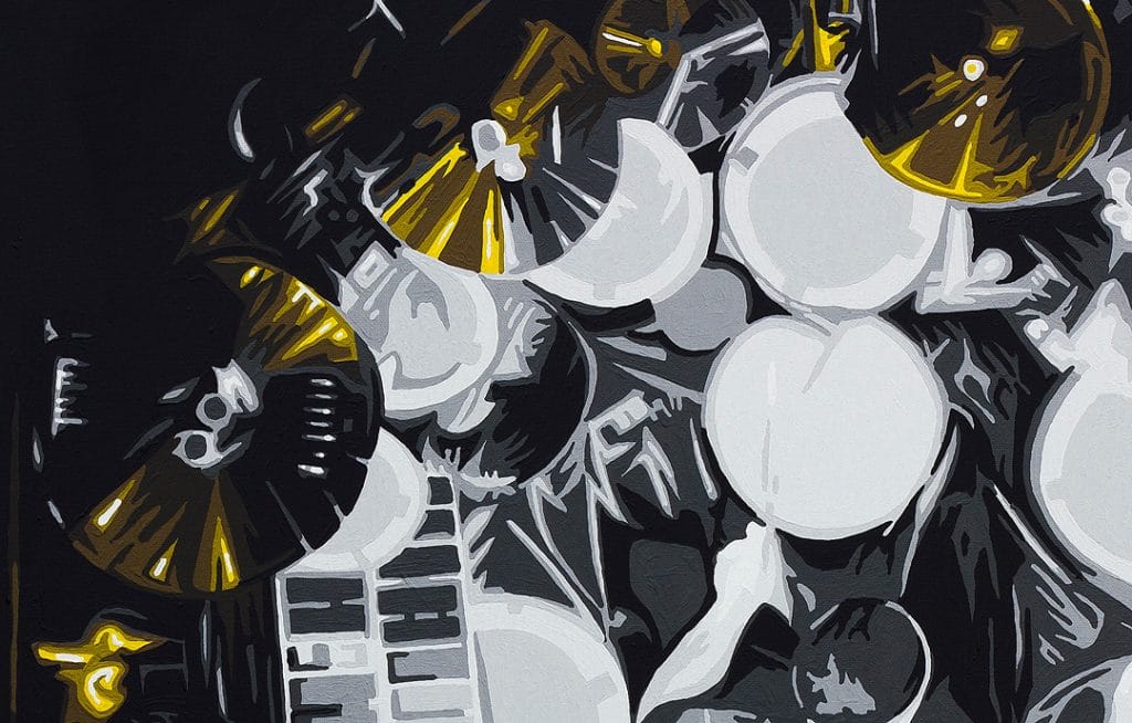 neil peart painting detail