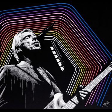 paul weller pop art painting