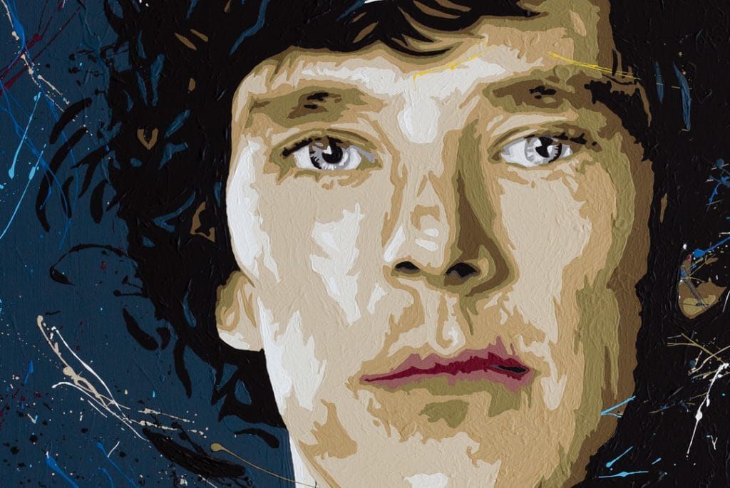 sherlock holmes painting detail close up