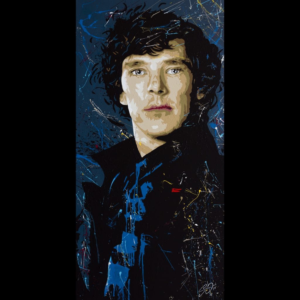 sherlock holmes painting