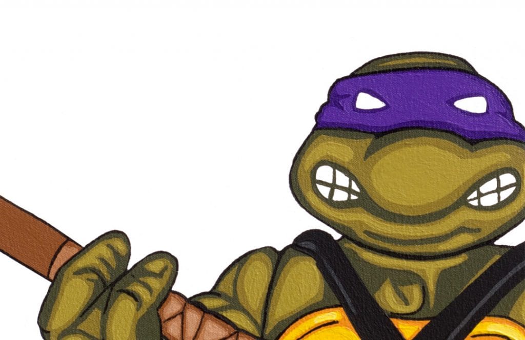 Teenage Mutant Ninja Turtles Donatello Action Figure Painting