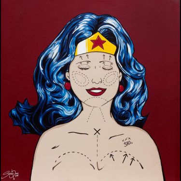 wonder woman satire art