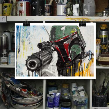 boba fett crosshair print