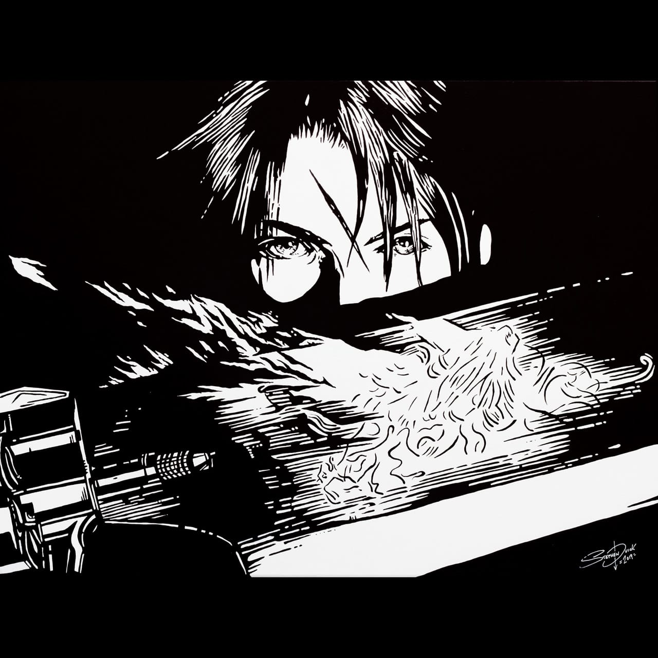 squall pop art painting