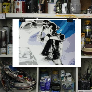 Back to the Future print