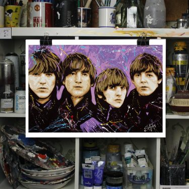 beatles for sale painting print