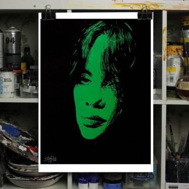 billie eilish print art