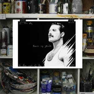 Freddie Mercury art print