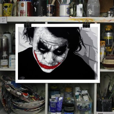 joker print heath ledger