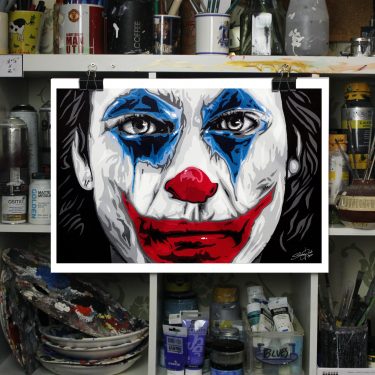 joker Joaquin Phoenix art print