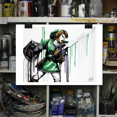 the legend of zelda art print