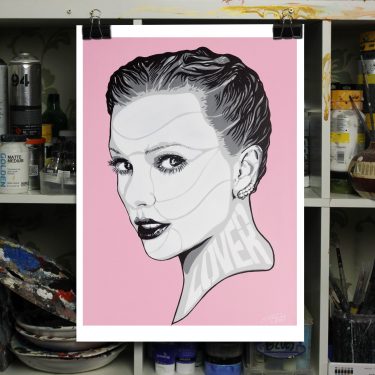 taylor swift print painting print