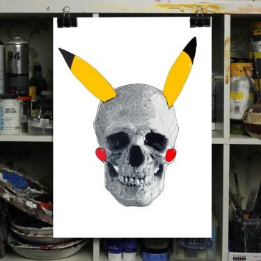 pokemon gone art print