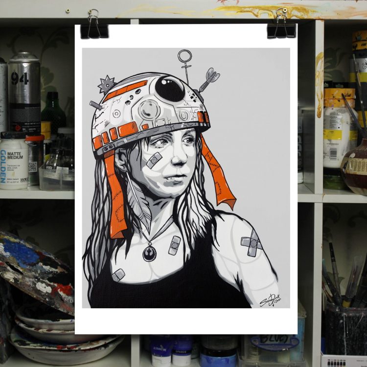 bb-8 girl print