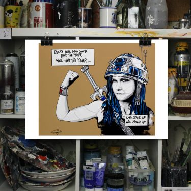 can stand up, will stand up print art