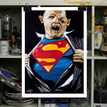 super sloth art print