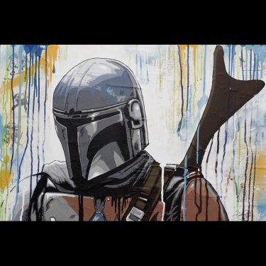 The Mandalorian art painting