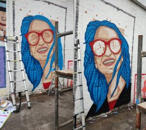 mural, mingle, bridgwater uk