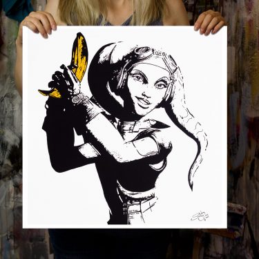 banana here art print, star wars rebels