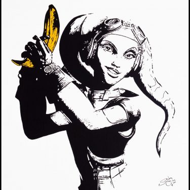 Banana Hera Star Wars Rebels Painting