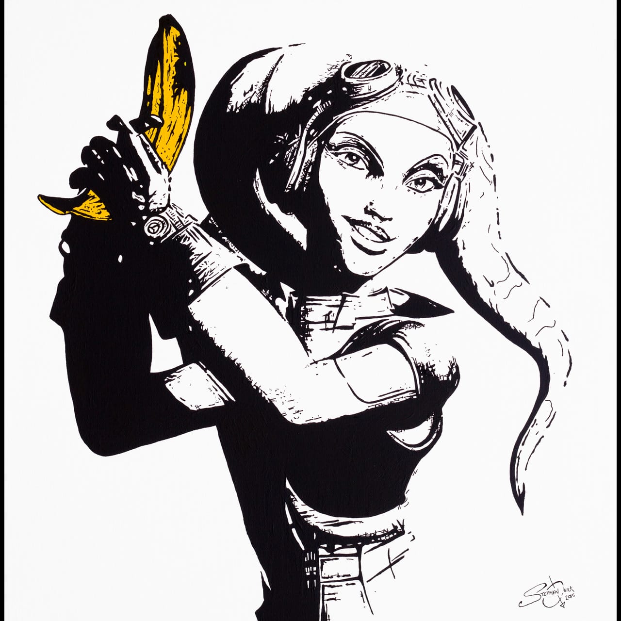 Banana Hera Star Wars Rebels Painting