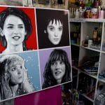 winona ryder painting